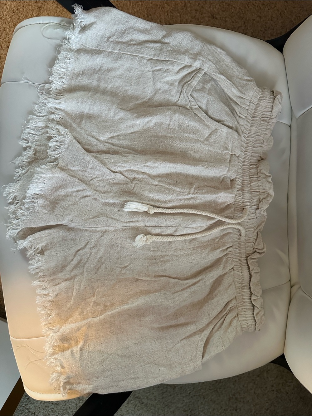 Pink Lily Linen Shorts